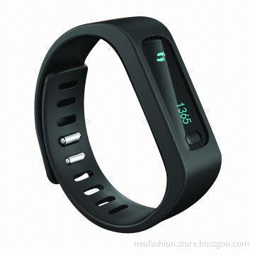 Bluetooth V4.0 Sports Bracelet, 168-hour Standby, 0 to +55°C Working Temperature